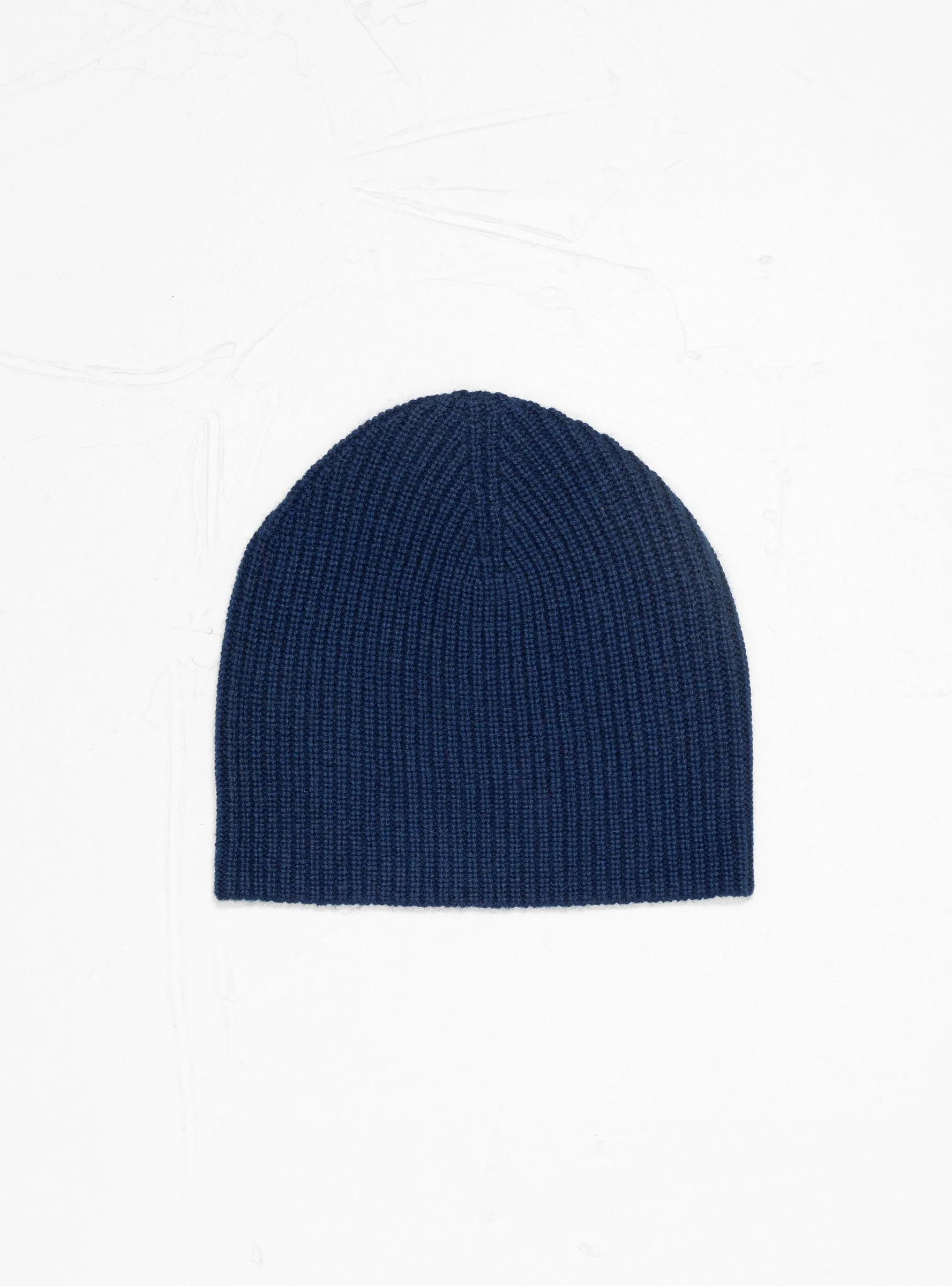 Ribbed Beanie Midnight Blue