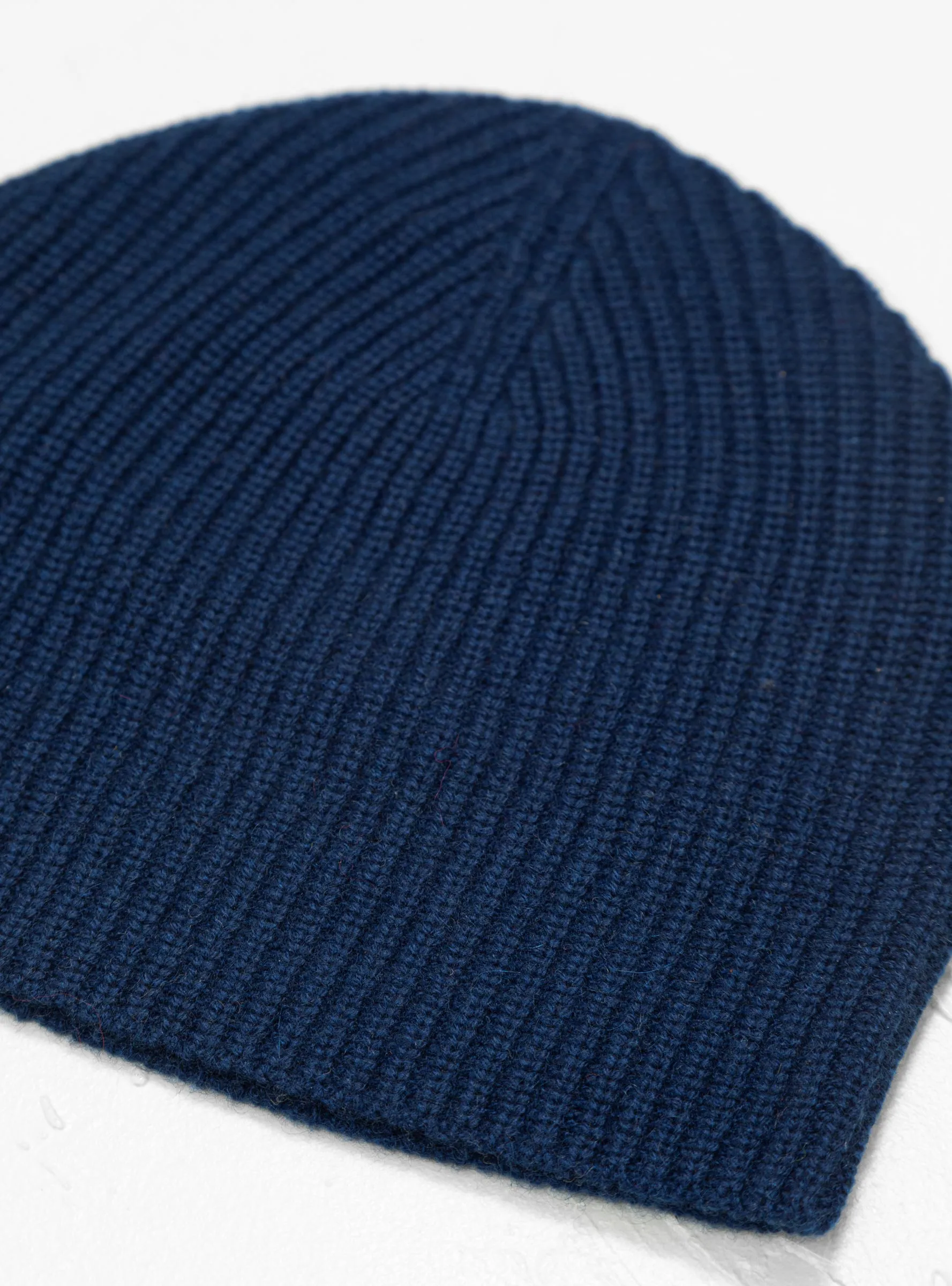 Ribbed Beanie Midnight Blue