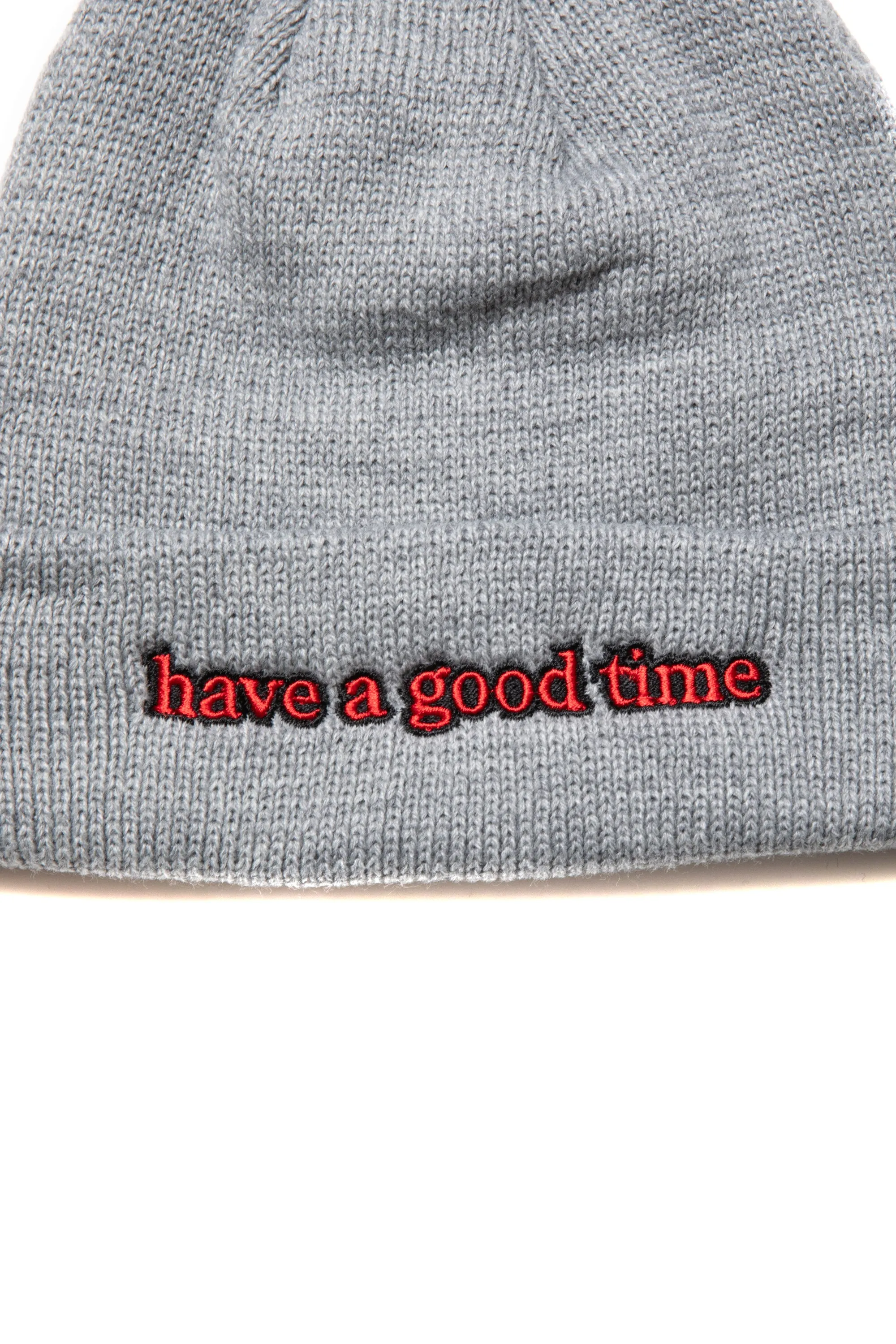 SIDE LOGO BEANIE HEATHER GRAY