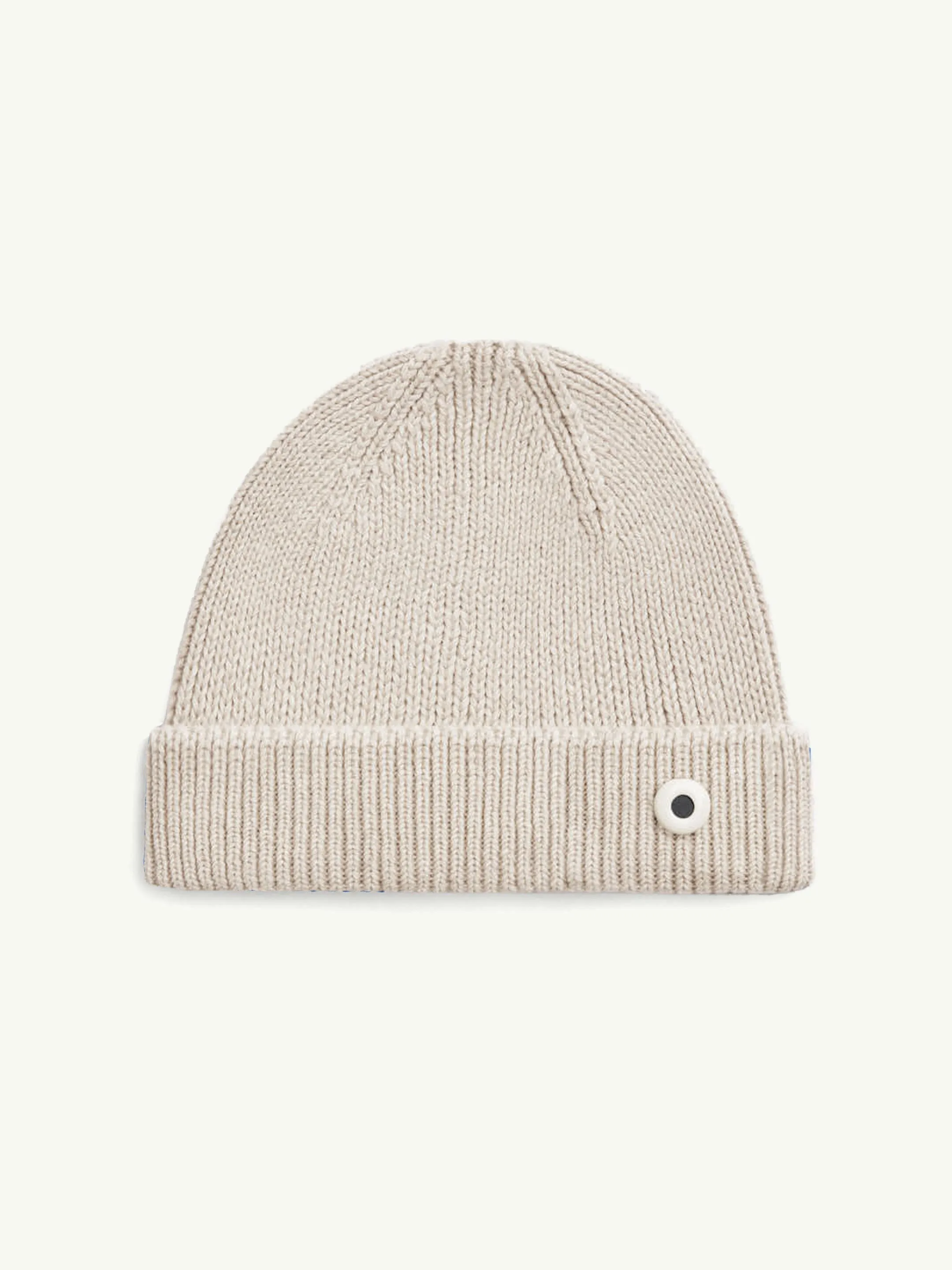 The Beanie - Almond White