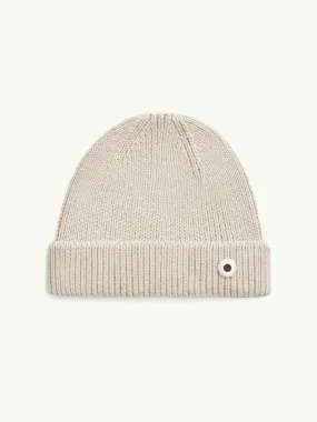 The Beanie - Almond White