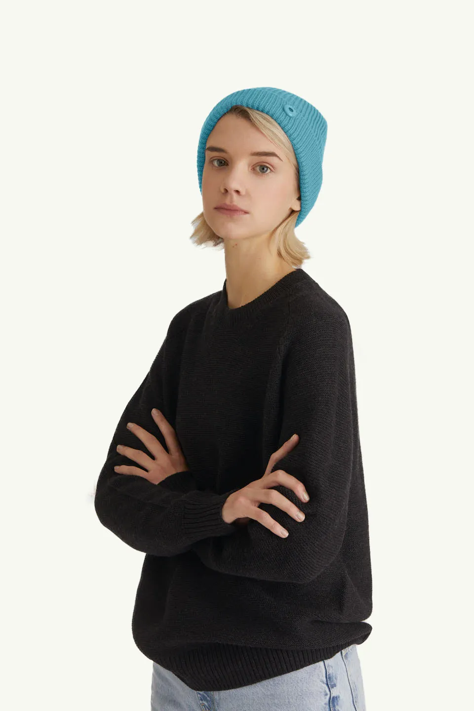 The Beanie - Eco Turquoise