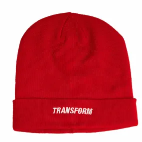 The Fast Text Beanie Red