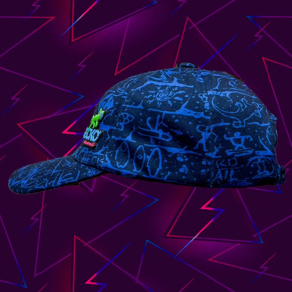 The "Blue Hawaii" 1990s Retro Dad Hat