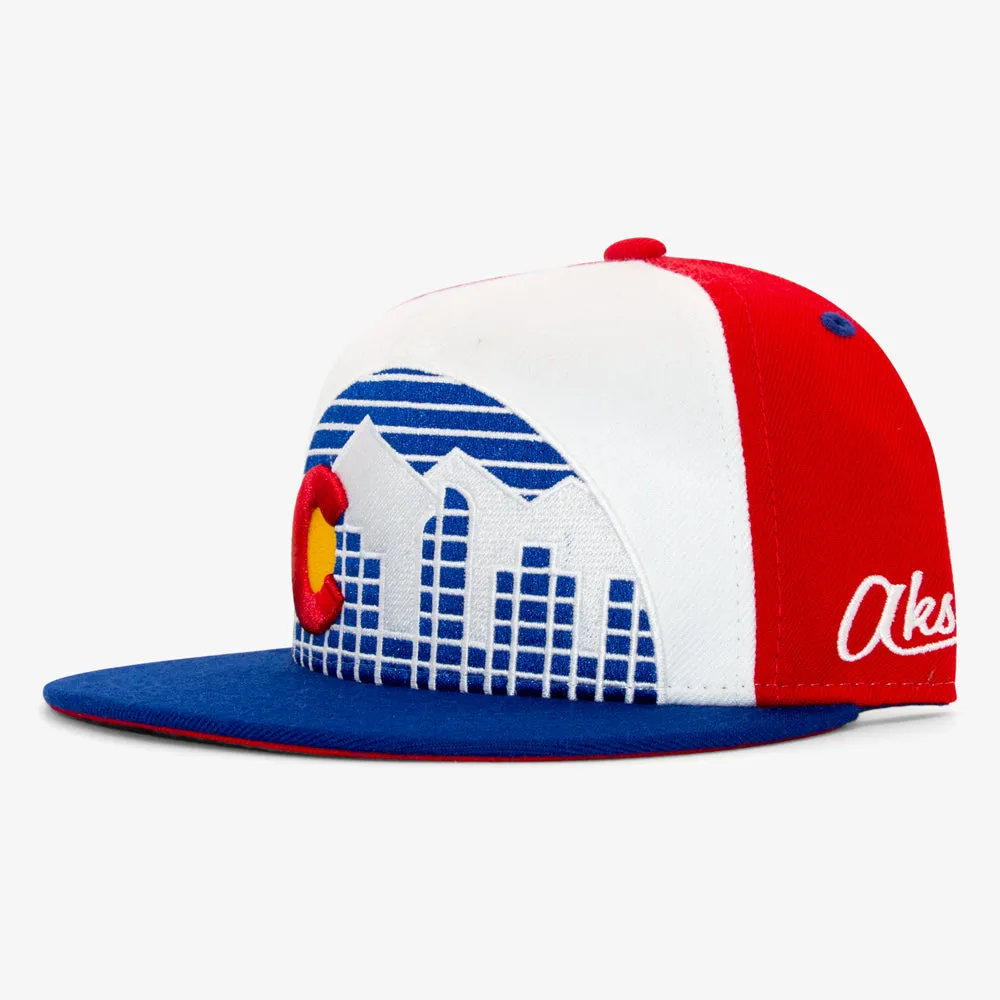 Throwback Colorado Skyline Snapback Hat