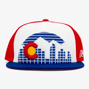 Throwback Colorado Skyline Snapback Hat