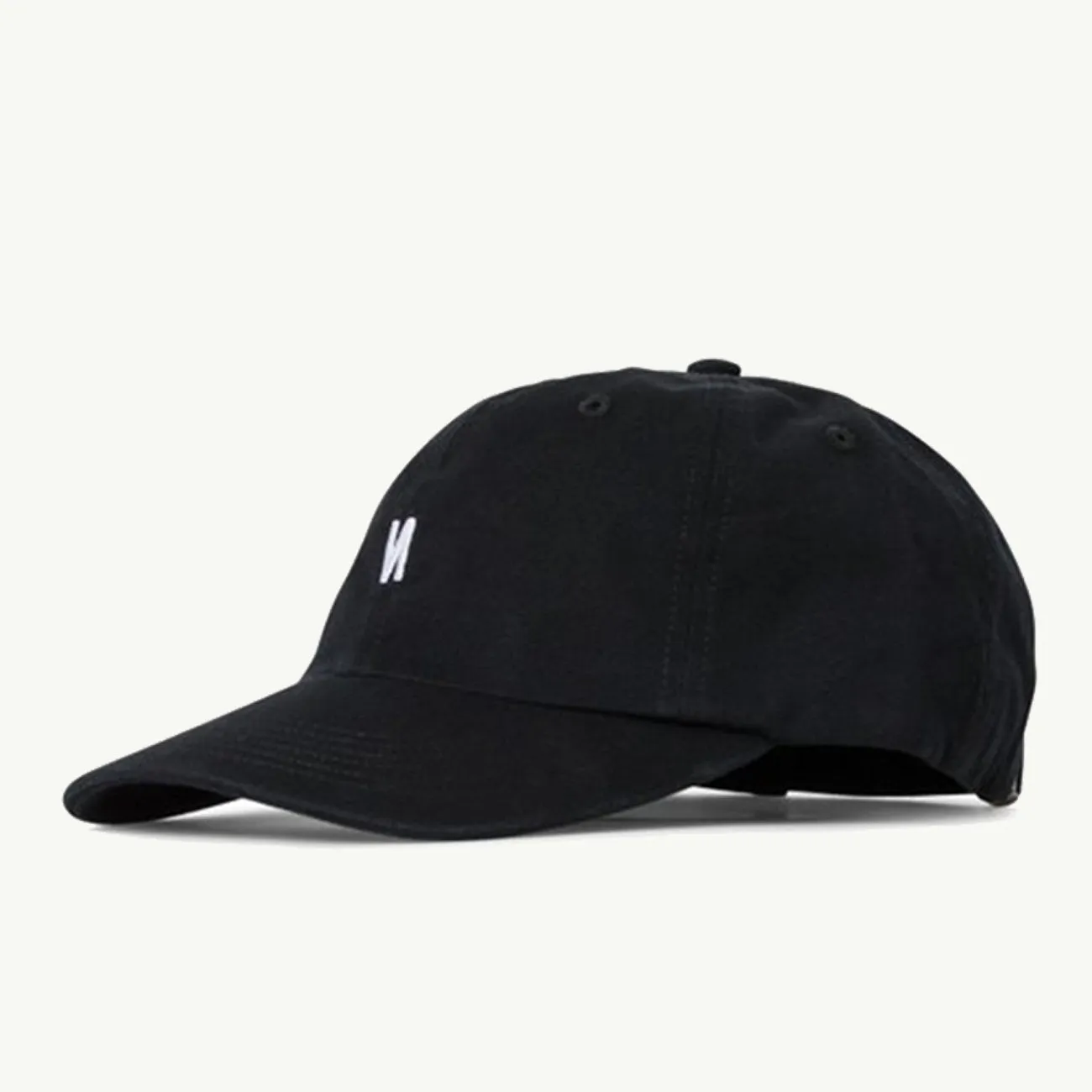 Twill Sports Cap - Black