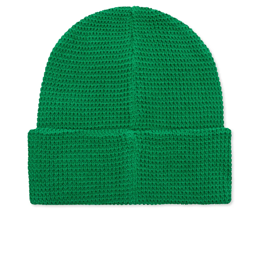 Waffle Beanie - Green