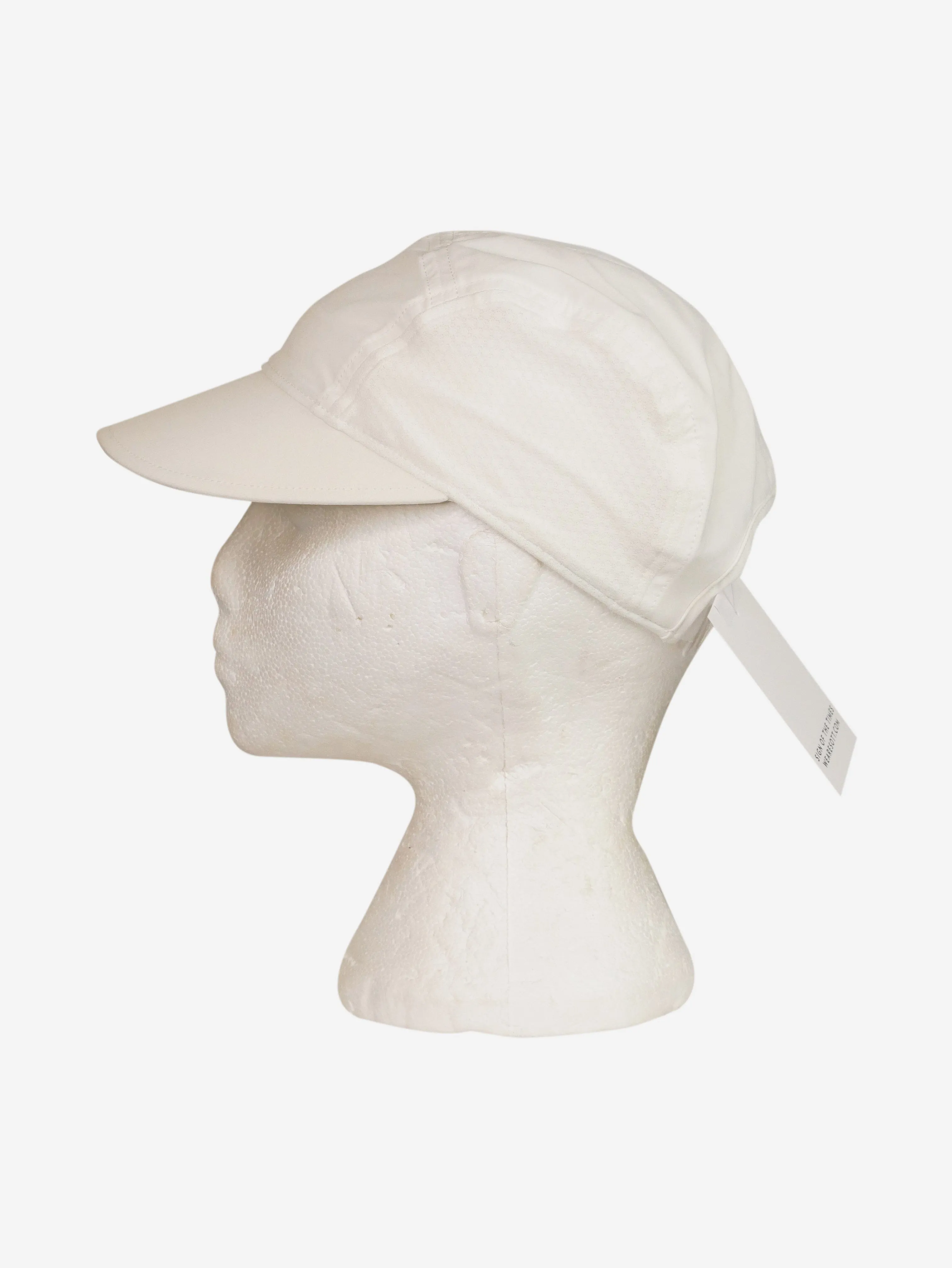 White adjustable cap