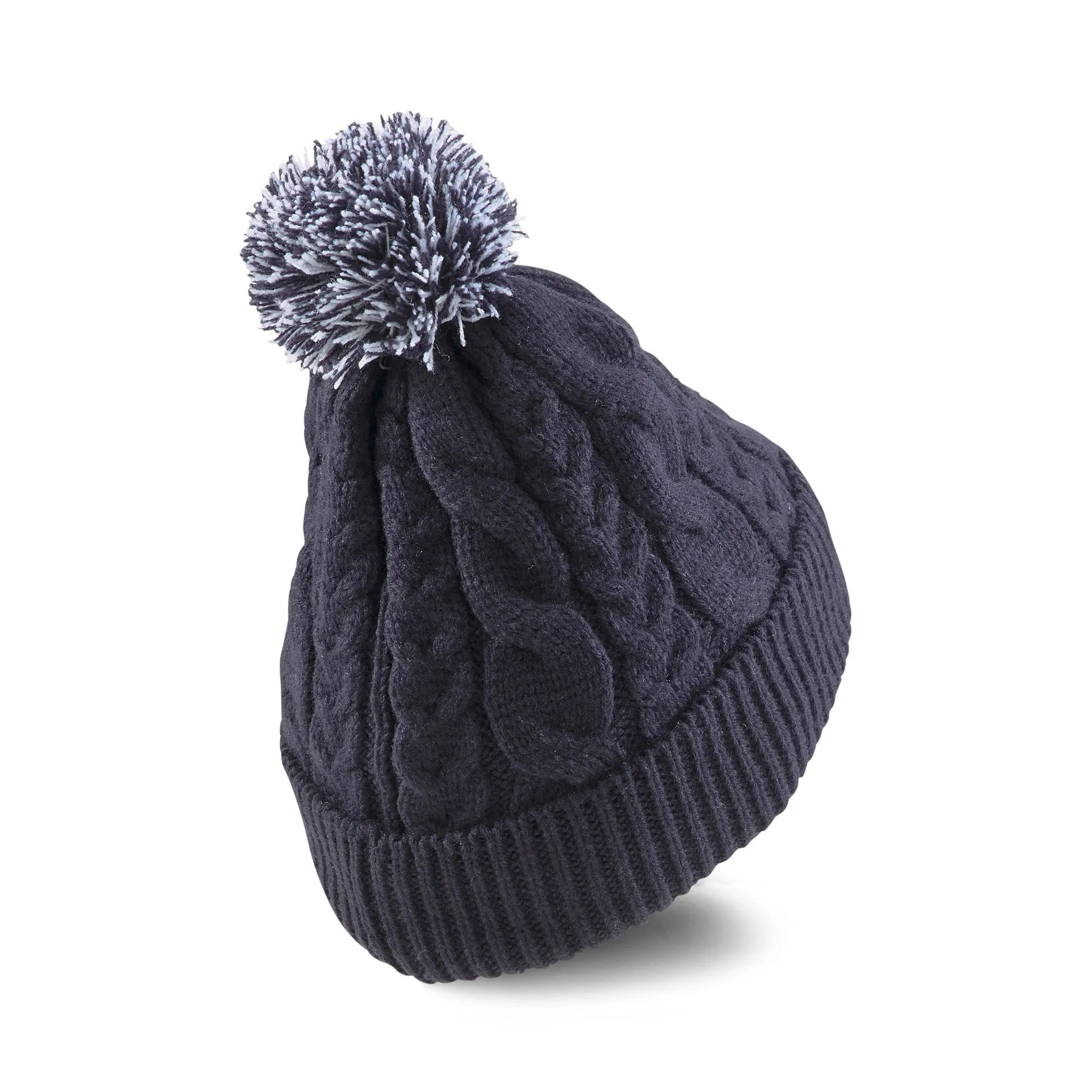 Women's Cable Pom Beanie